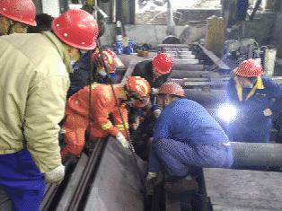 鋼廠事故現(xiàn)場